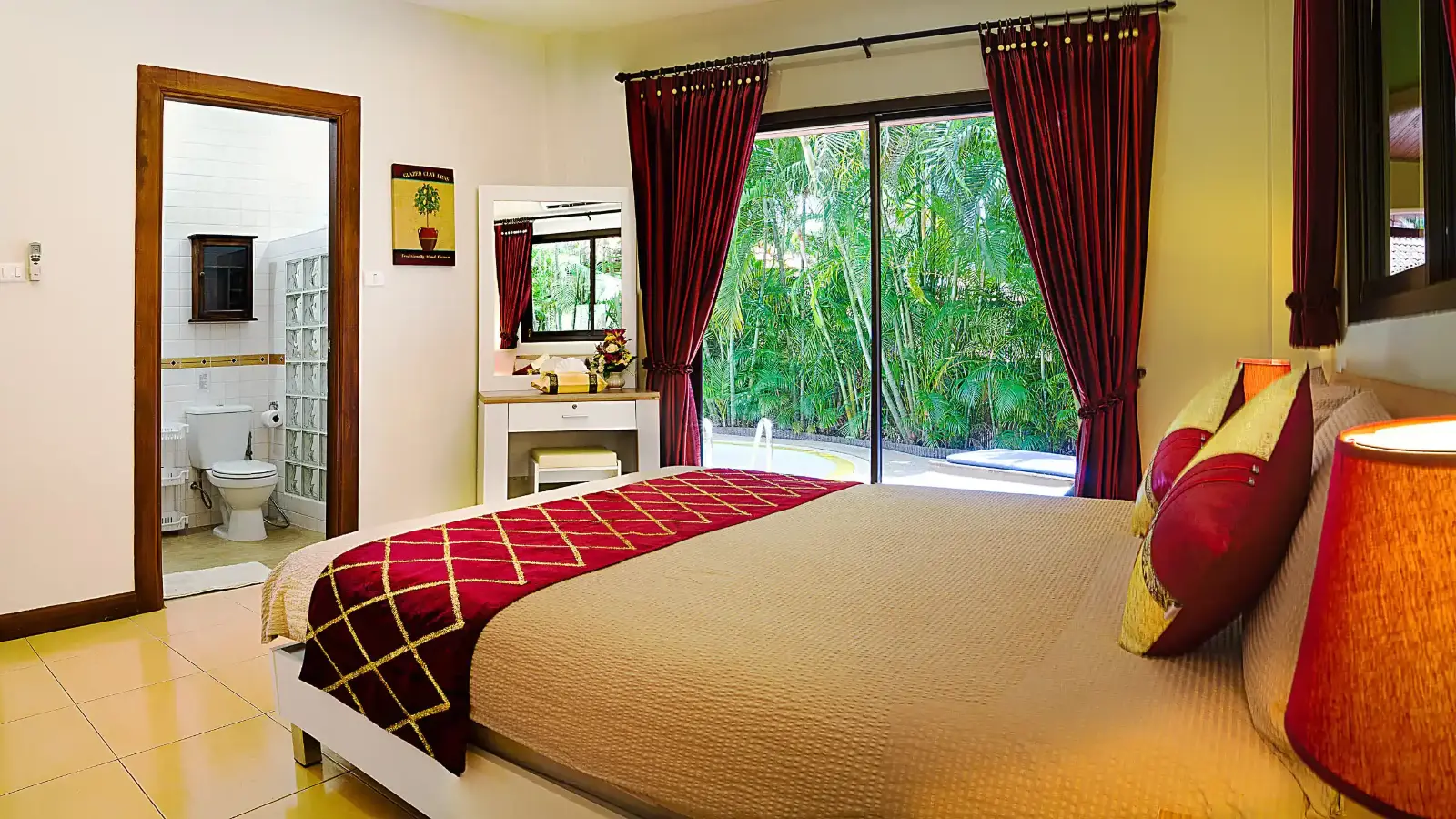 Coconut Paradise Villa master bedroom interior