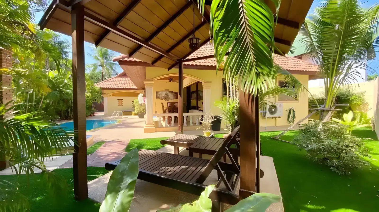 Coconut Paradise Villa garden view