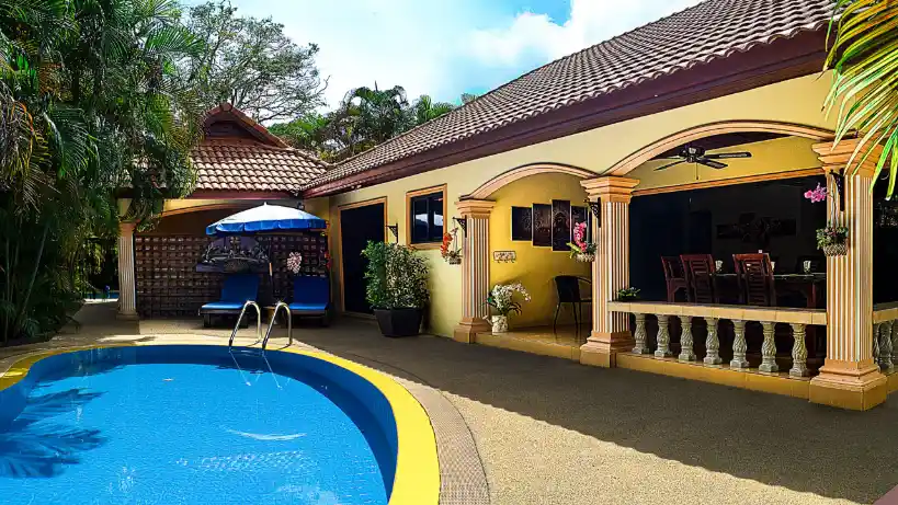 Coconut Paradise Villa private pool and terrace, Rawai Phuket
