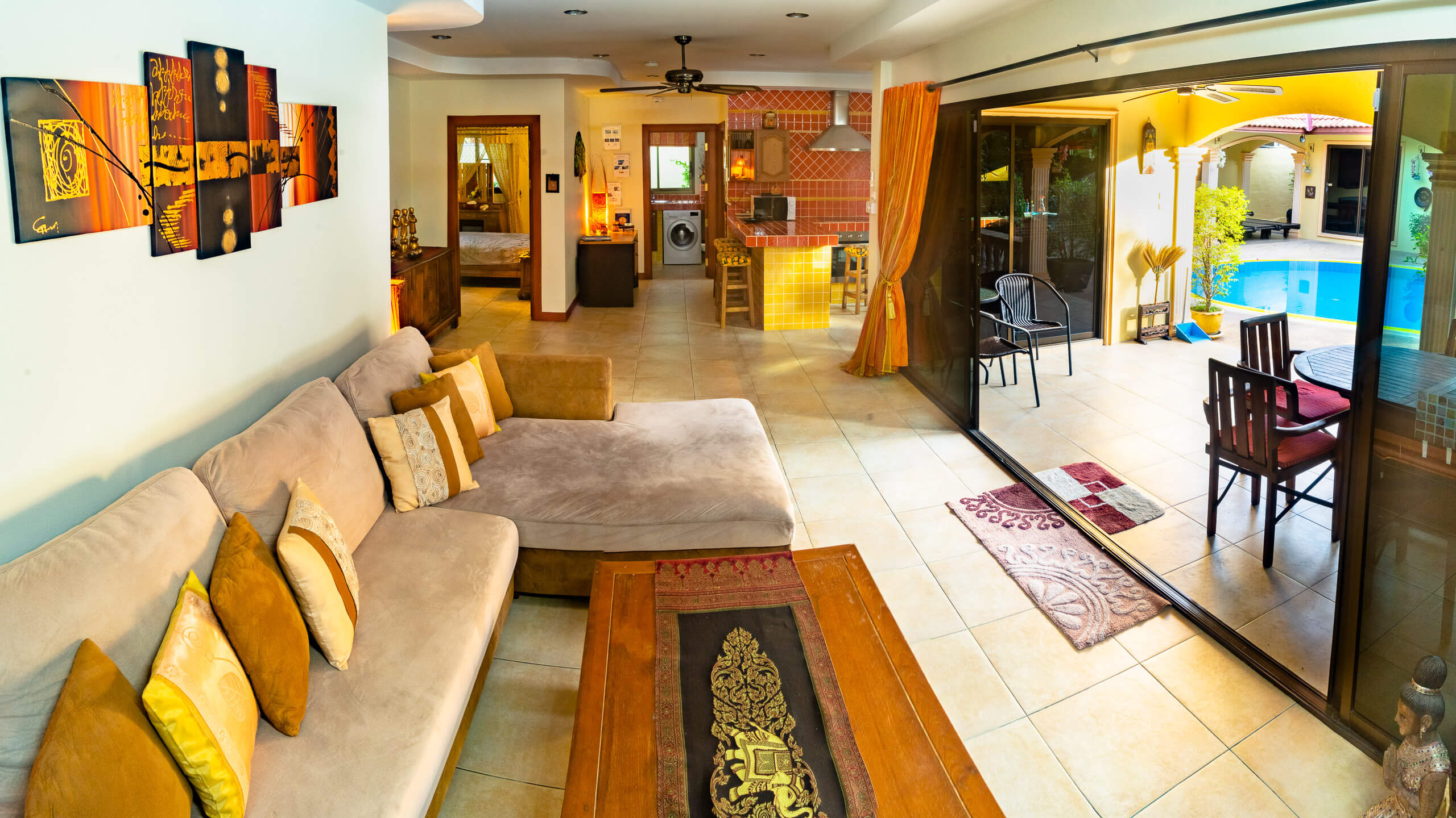 Evening at The Coconuts Villa